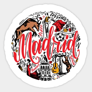 Madrid Modern Design Sticker